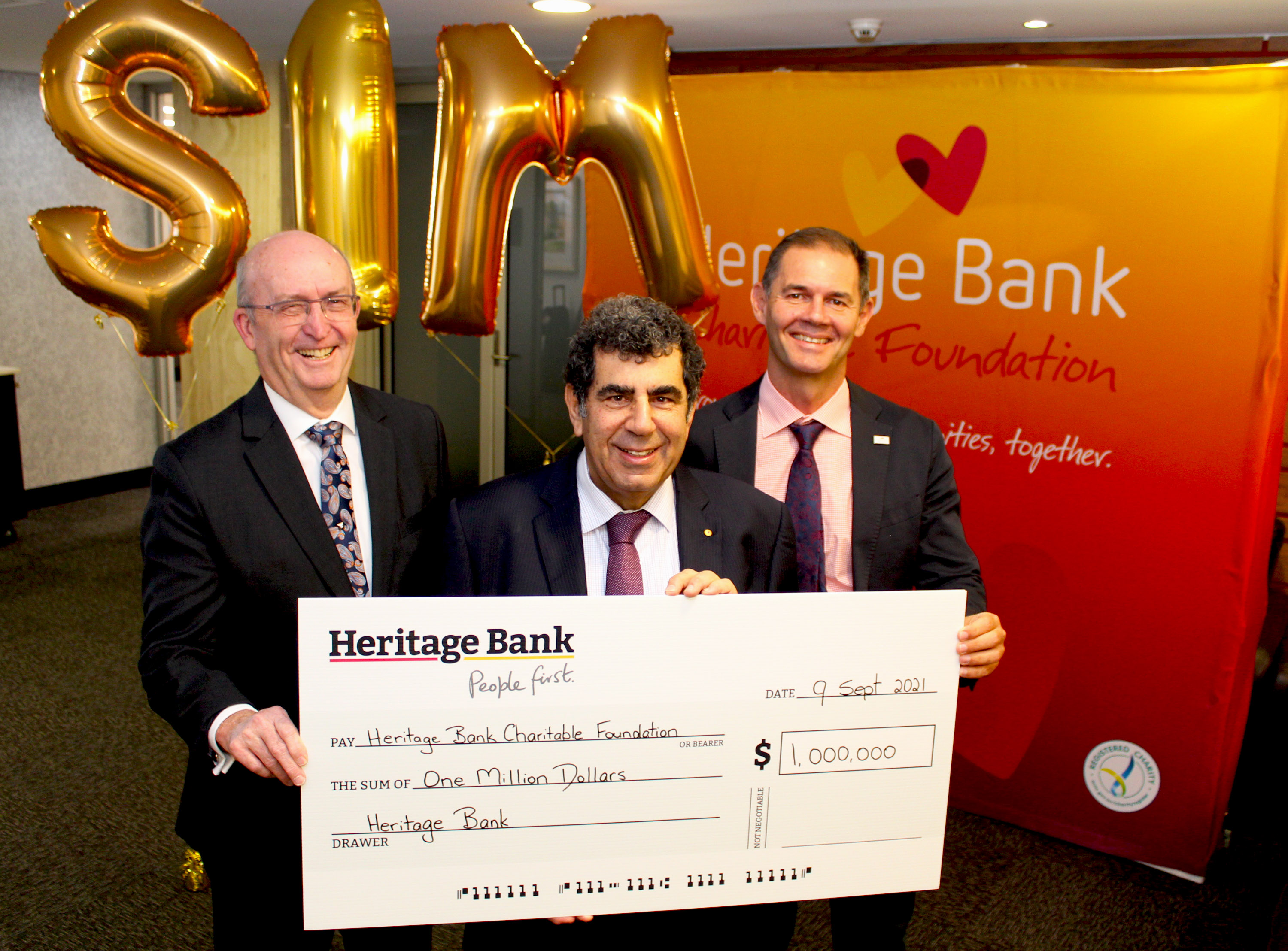 Heritage Bank makes $1 million donation to help people in need
